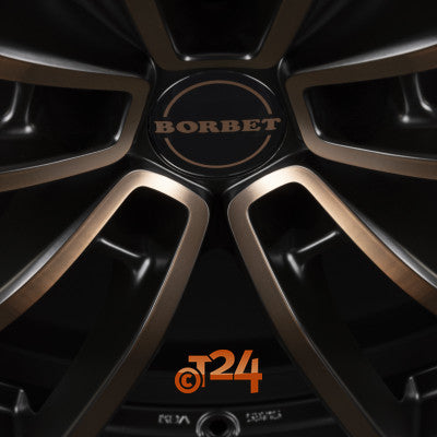 BORBET Velgen - W Black Copper Polished Matt - 20 inch