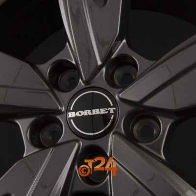 BORBET Velgen - BU1 Mistral Anthracite Glossy Polished - 18 inch