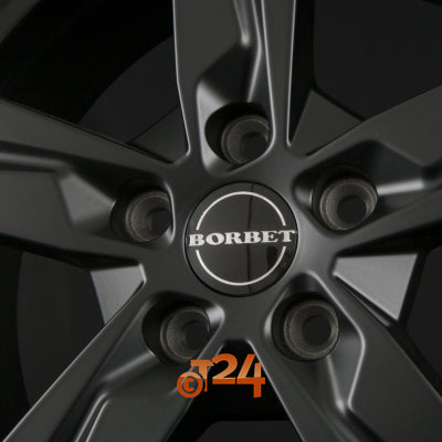 BORBET Velgen - T10 Matt Schwarz Poliert - 18 inch