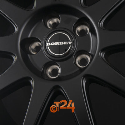 BORBET Velgen - GTX Black Matt Rim Silver - 19 inch
