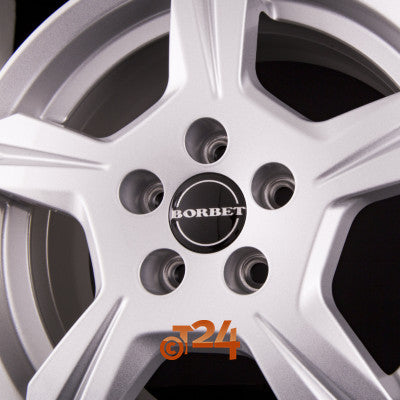 BORBET Velgen - T10 Kristallsilber - 15 inch