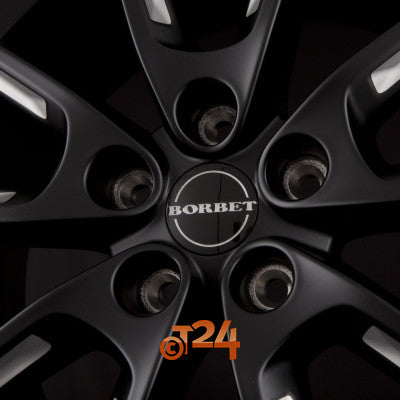 BORBET Velgen - LX Black Matt Silver Spoke Rim - 19 inch