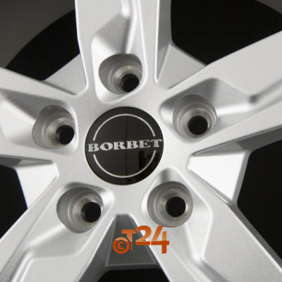 BORBET Velgen - T10 Kristallsilber - 17 inch
