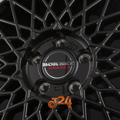 BORBET Velgen - B Black Rim Polished - 17 inch