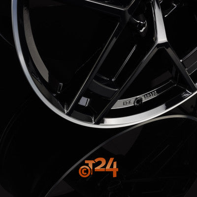 BORBET Velgen - TF Black Rim Polished Glossy - 24 inch