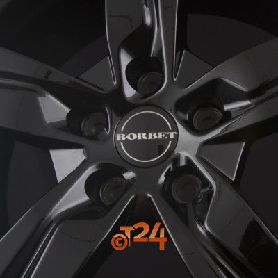 BORBET Velgen - T10 Black Glossy - 15 inch