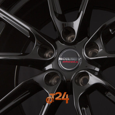 BORBET Velgen - LX Black Glossy Rim Red - 19 inch