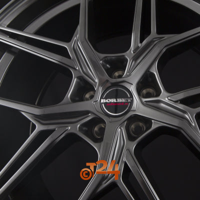 BORBET Velgen - QX Hyper Black Silver - 20 inch