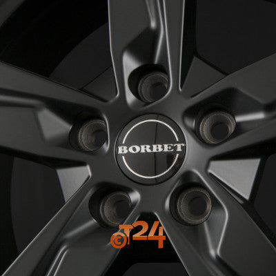 BORBET Velgen - T10 Matt Schwarz Poliert - 18 inch