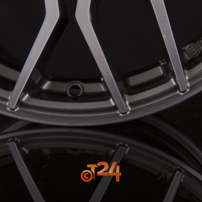 DOTZ Velgen - LIMEROCK DARK - Gunmetal Frontpoliert - 17 inch