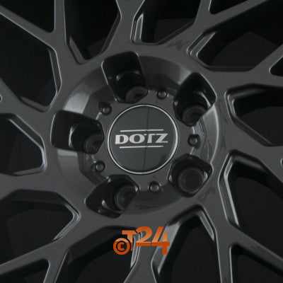 DOTZ Velgen - TANAKA DARK - Gunmetal Matt Polished Lip - 20 inch