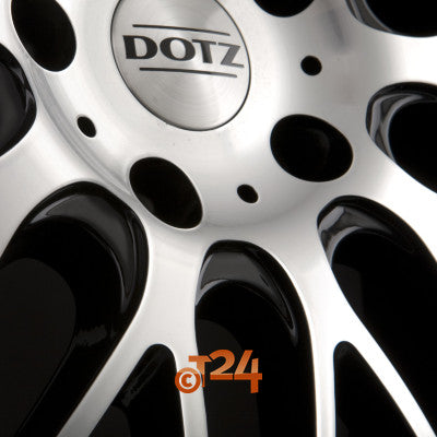 DOTZ Velgen - MUGELLO Schwarz Glanz Frontpoliert - 16 inch