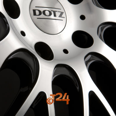 DOTZ Velgen - MUGELLO Schwarz Glanz Frontpoliert - 17 inch