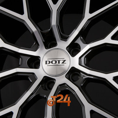 DOTZ Velgen - SUZUKA DARK - Schwarz Frontpoliert - 19 inch