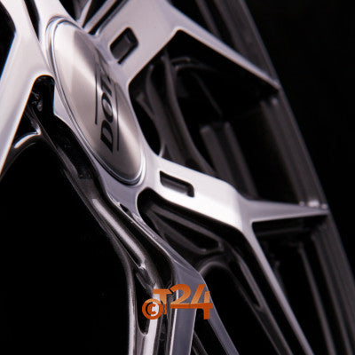 DOTZ Velgen - LAGUNASECA DARK - Gunmetal Glanzend Frontpoliert - 20 inch