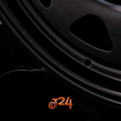 DOTZ Velgen - DAKAR - Ohne Zubehor DARK Schwarz Glanzend - Offroad Stalen Velg - 17 inch
