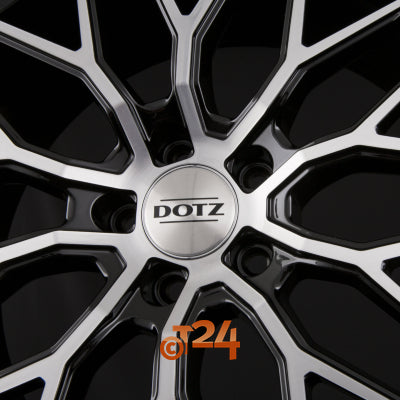 DOTZ Velgen - SUZUKA DARK - Schwarz Frontpoliert - 18 inch
