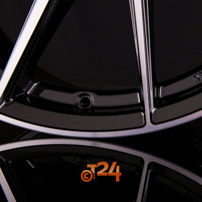 DOTZ Velgen - SPA DARK - Schwarz Glanzend Frontpoliert - 18 inch