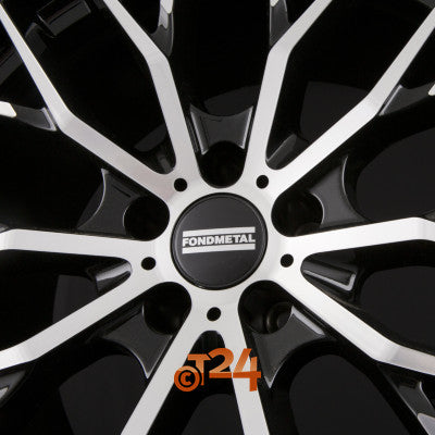 FONDMETAL Velgen - MAKHAI Glossy Black Machined - 19 inch