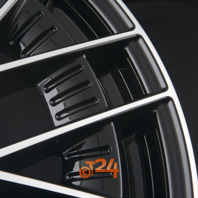 FONDMETAL Velgen - KARI Glossy Black Machined - 20 inch