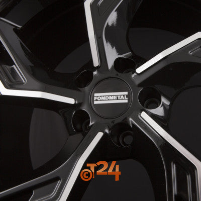 FONDMETAL Velgen - ATENA Glossy Black Machined - 19 inch