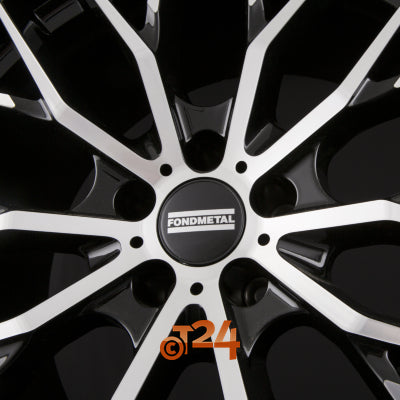 FONDMETAL Velgen - MAKHAI Glossy Black Machined - 20 inch
