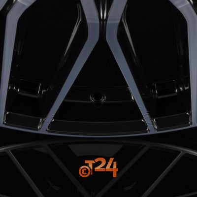 FONDMETAL Velgen - CRATOS Glossy Black Machined - 22 inch