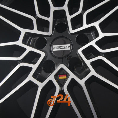 FONDMETAL Velgen - THOE Glossy Black Machined - 19 inch