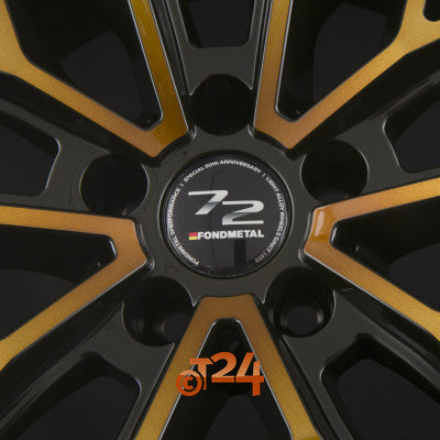 FONDMETAL Velgen - 1972 Glossy Black Bronze Machined - 19 inch