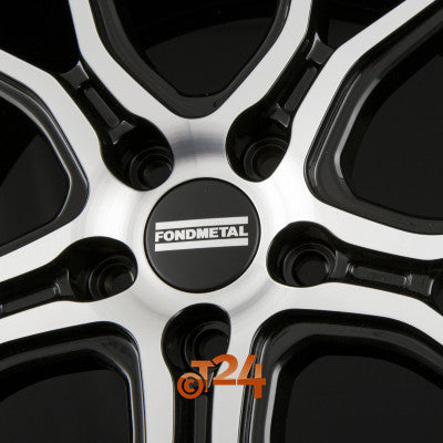 FONDMETAL Velgen - STC-45 Glossy Black Machined - 20 inch