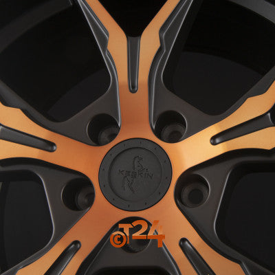 KESKIN Velgen - KT19N Matt Black Front Copper - 19 inch