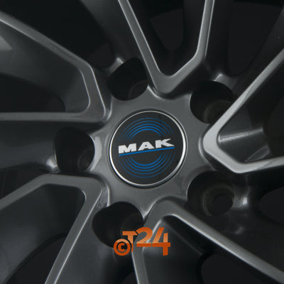 MAK Velgen - SOLAR Gloss Gun Metallic - 20 inch