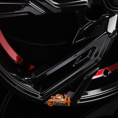 MAM Velgen - MAM RS5 Black Painted Red Inside  - 20 inch