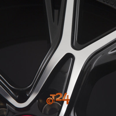 MAM Velgen - MAM B4 Black Front Polish  - 19 inch
