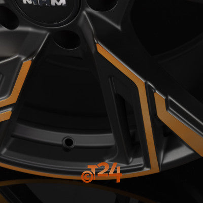 MAM Velgen - MAM RS5 Matt Black Front Copper  - 18 inch