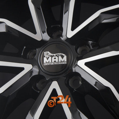 MAM Velgen - MAM RS3 Black Front Polish  - 20 inch