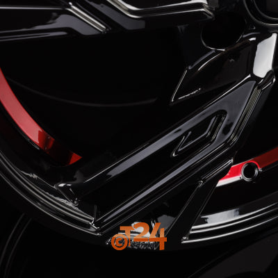MAM Velgen - MAM RS5 Black Painted Red Inside  - 20 inch