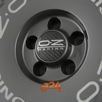 OZ Velgen - RALLY RACING Dark Graphite + Silver Lettering - 18 inch