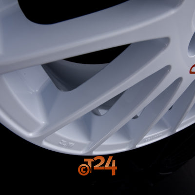 OZ Velgen - SUPERTURISMO WRC Race White + Red Lettering - 17 inch