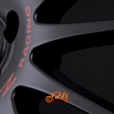 OZ Velgen - SUPERTURISMO GT Matt Black + Red Lettering - 17 inch