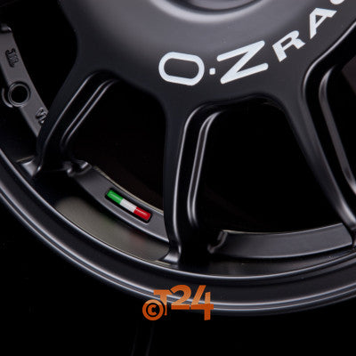 OZ Velgen - LEGGENDA Matt Black + White Lettering - 17 inch