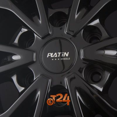 PLATIN Velgen - P 86 Black Glossy - 17 inch