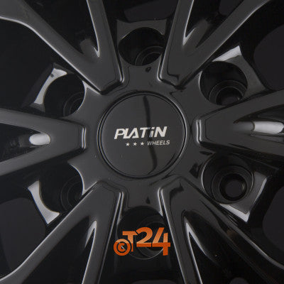 PLATIN Velgen - P 86 Black Glossy - 16 inch