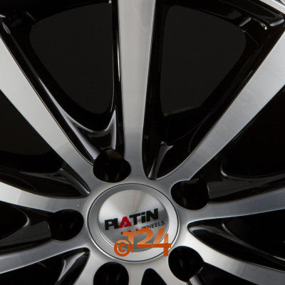 PLATIN Velgen - P 69 Schwarz Poliert - 15 inch