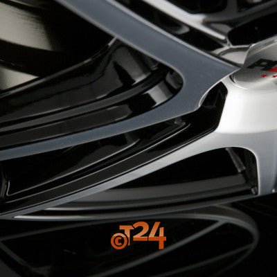 PLATIN Velgen - P 73 Diamant Schwarz Frontpoliert - 14 inch