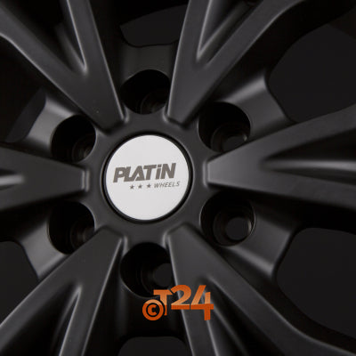 PLATIN Velgen - P 86 Black Matt - 17 inch