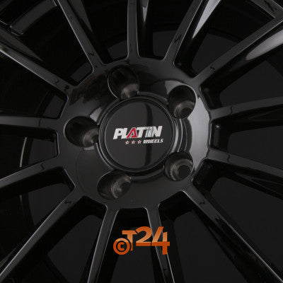 PLATIN Velgen - P 74 Black Shiny - 17 inch