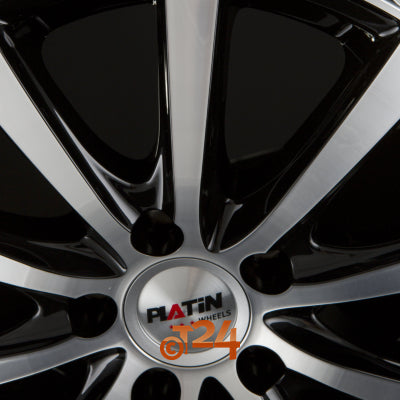PLATIN Velgen - P 69 Schwarz Poliert - 17 inch