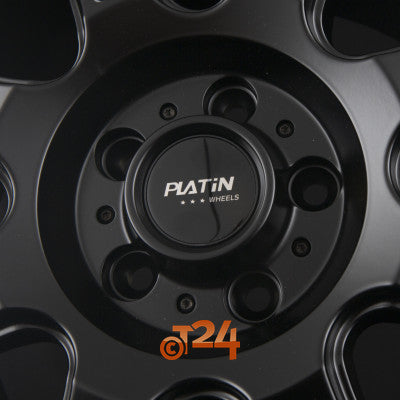 PLATIN Velgen - P 111 Matt Black - 18 inch