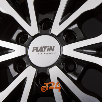 PLATIN Velgen - P 86 Black Polished - 16 inch